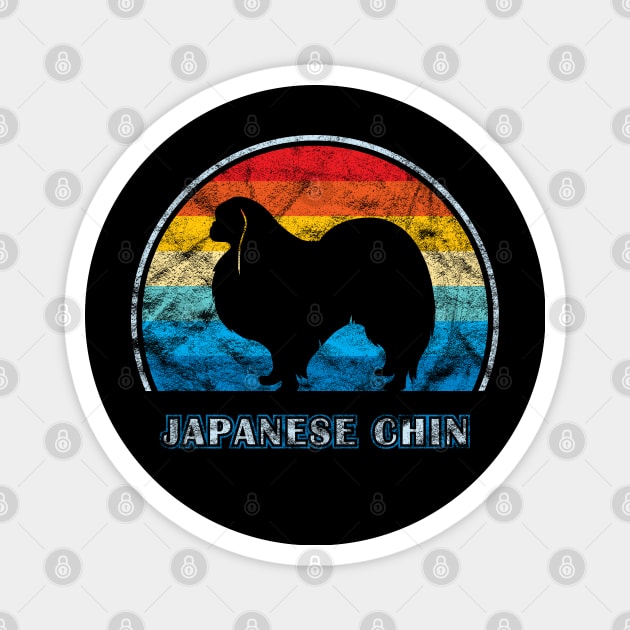 Japanese Chin Vintage Design Dog Magnet by millersye